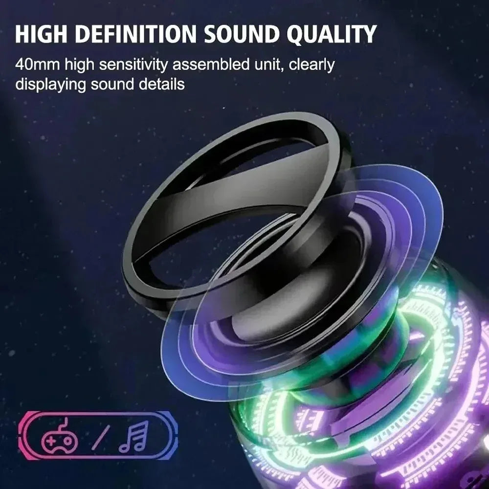 Outdoor Magnetic Bluetooth Speaker – Wireless Portable Mini Travel Stereo Speaker with RGB Lights & Phone Holder (iOS Compatible)