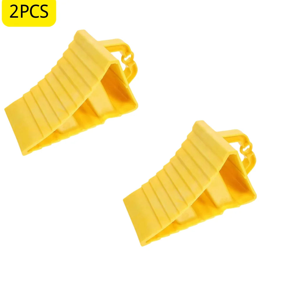 Wheel Chock Anti-Slip Heavy Duty – Triangular Tire Stopper for Car & Light Truck Safety