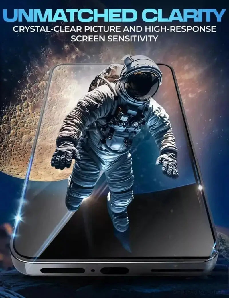 Oleophobic Tempered Glass Screen Protector for Samsung S26 Ultra / S25 Ultra / S25 Edge / S24 Plus – 9H Hardness, HD Clear, Fingerprint Unlock Compatible