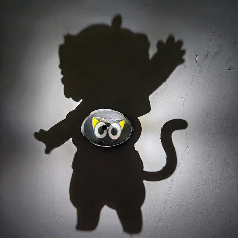 One Piece Luffy & Zoro LED Shadow Night Light – Anime Wall Lamp | Creative Atmosphere Decor Gift