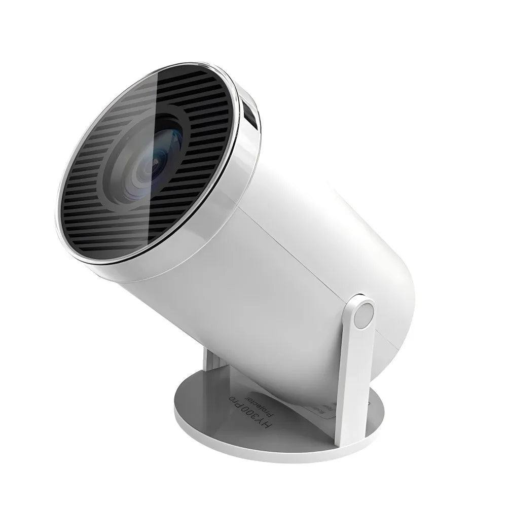 HY300 Pro Mini Projector – Android 11 Smart Portable Projector, 720P HD, WiFi & Bluetooth, 3D Video Support, Electric Focus, Compact Home Cinema