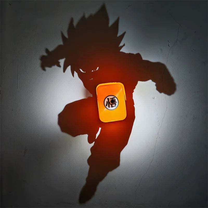 One Piece Luffy & Zoro LED Shadow Night Light – Anime Wall Lamp | Creative Atmosphere Decor Gift